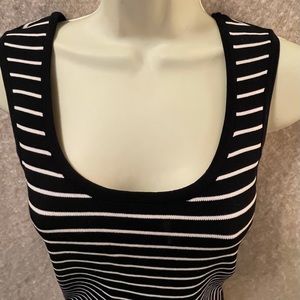 XOXO striped knit top